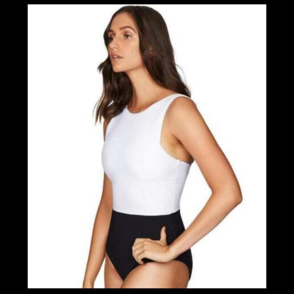 NWT $130 Sea Level Majorca High Neck One-Piece Swimsuit [SZ‎ 10 US ] - Picture 4 of 12